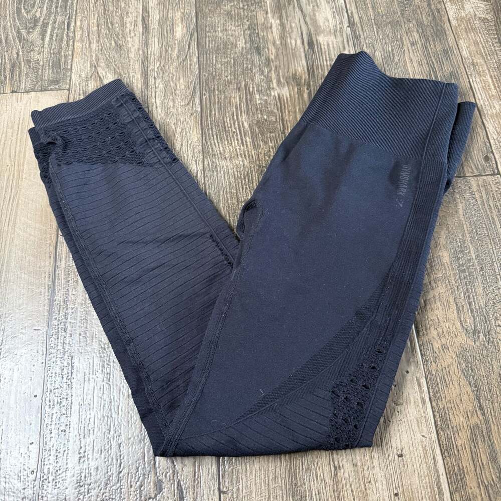 Gymshark Energy Seamless Leggings Black Small